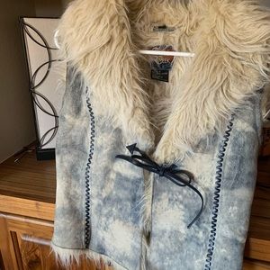 Cripple Creek fur lined vest